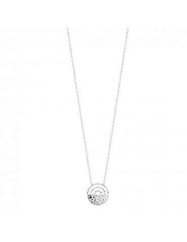 Collier Argent Femme Motif...