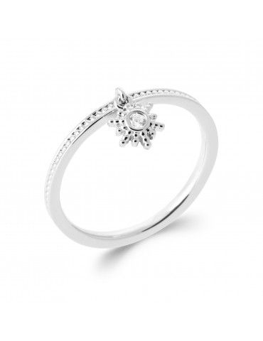 Bague Argent Motif Pampille...