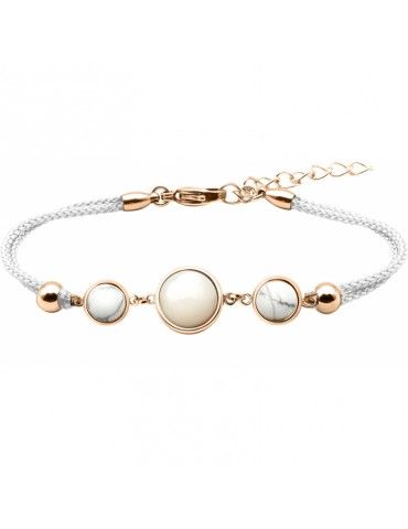 Bracelet Acier doré &...