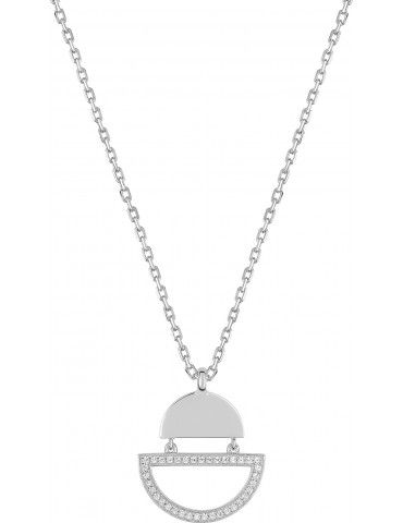 Collier Argent Demi Cercle...