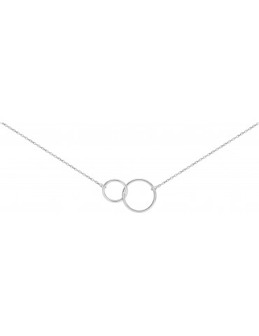 Collier Argent Cercles