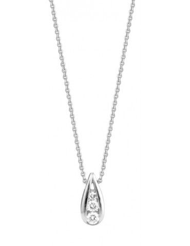 Collier Argent Oxydes Goutte