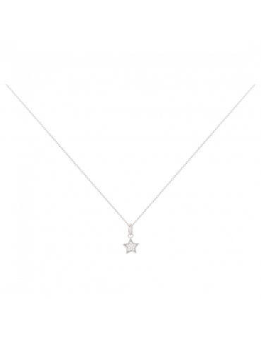 Collier Argent Étoile &...