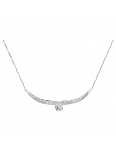 Collier Argent Oxydes Accolade