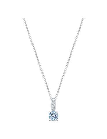 Collier Argent Spinelle...