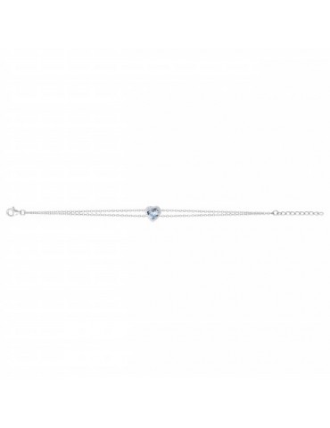 Bracelet Argent Coeurs Oxydes