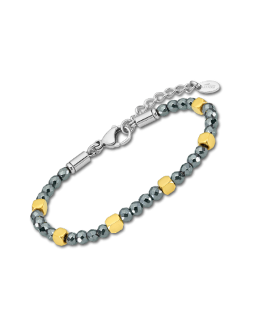 Bracelet Acier Lotus Perles...