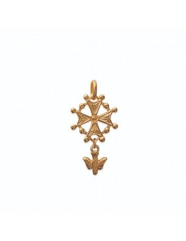 Pendentif Plaqué Or Croix...