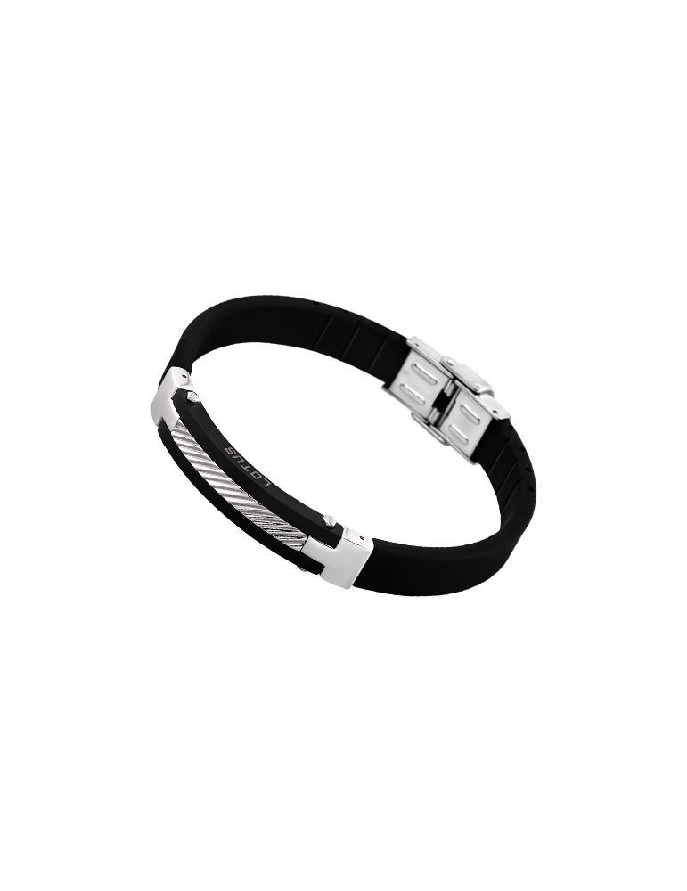 Le Bracelet homme Acier et cuir, Lotus Style, Urban Man, LS1829-2/9