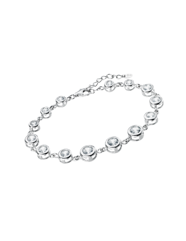 Bracelet argent oxydes