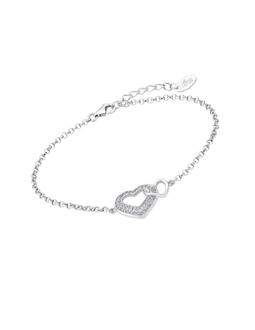 Bracelet argent coeur et...