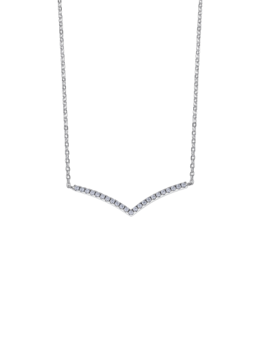 Collier argent oxyde de...