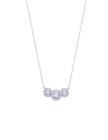 Collier argent 925 femme, 3...