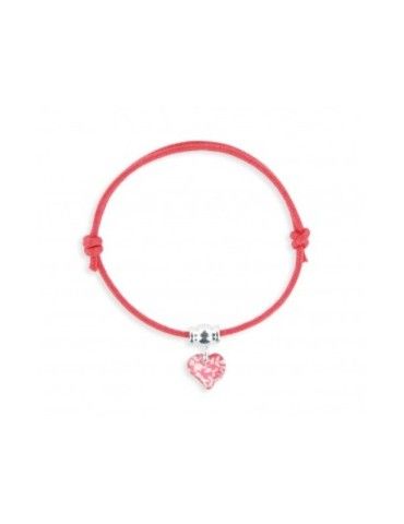 Bracelet Lacet Breloque Cœur