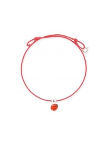 Collier Lacet Coccinelle