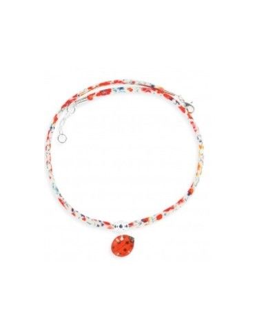 Collier Coton Coccinelle