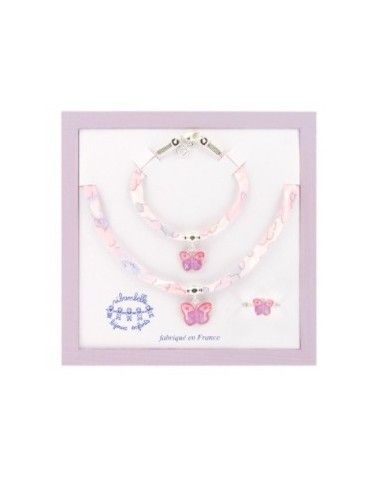 Coffret Bijoux Coton Papillon