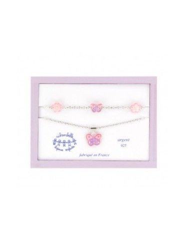 Coffret Bijoux Argent Papillon