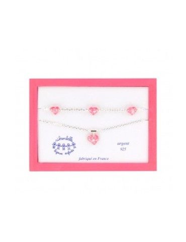 Coffret Bijoux Argent Cœur