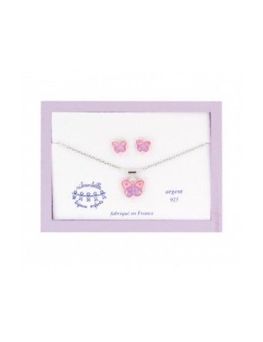 Coffret Bijoux Argent Papillon