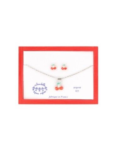 Coffret Bijoux Argent Cerise