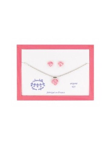 Coffret Bijoux Argent Cœurs