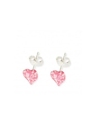 Boucles d'oreille Argent Cœur